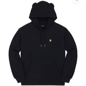 Teddy Fresh Bear Ear Hoodie in black